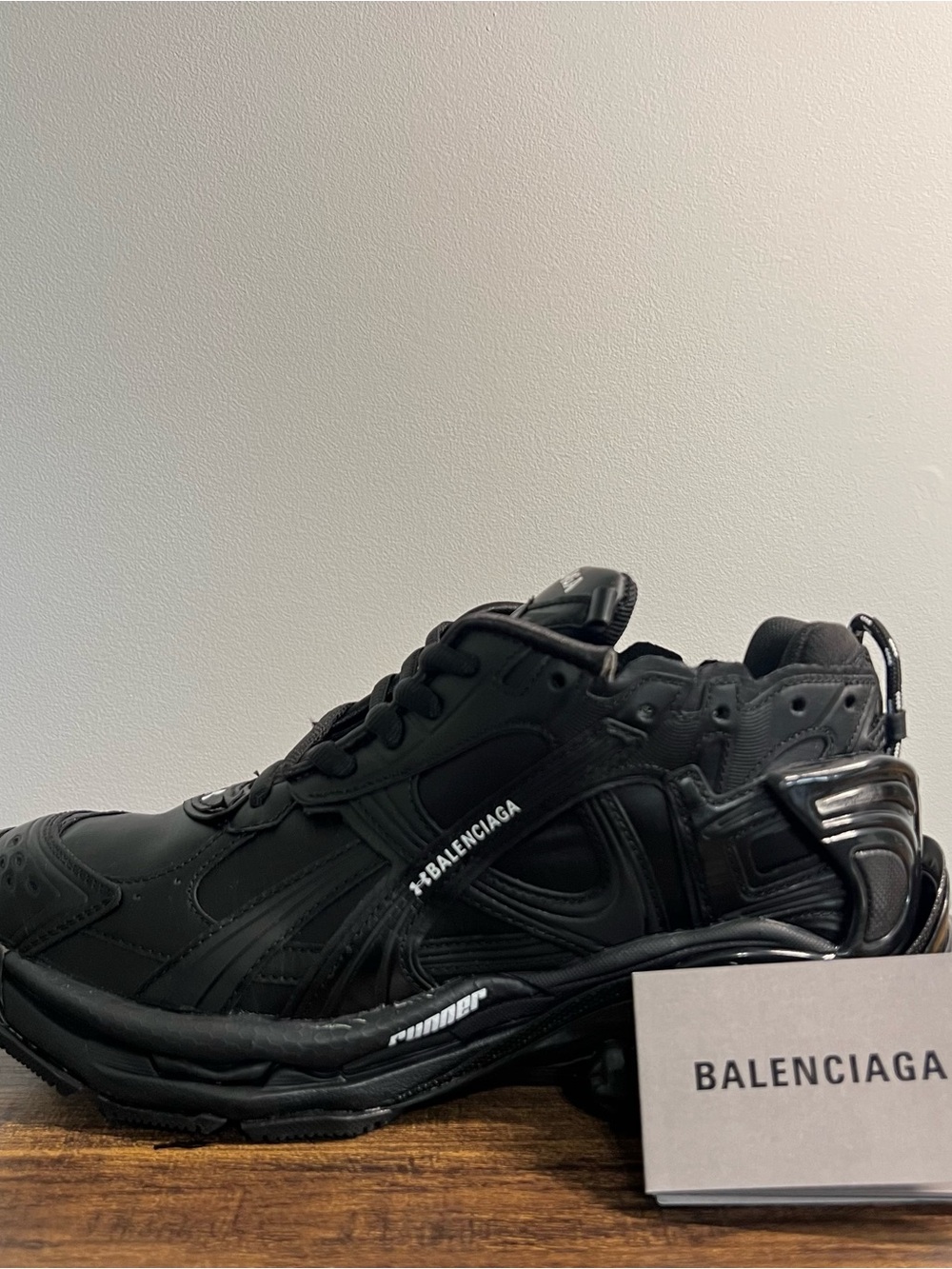 Under Amour x Balenciaga Black Runner Sneaker